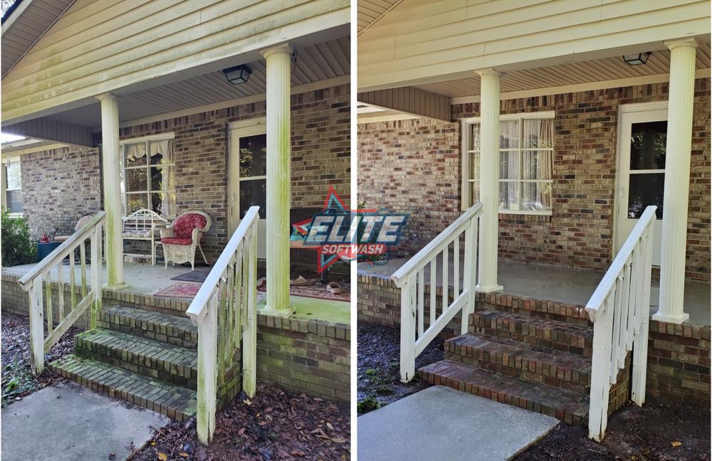 Front Porch & Brick Cleaning in Goose Creek, SC Image