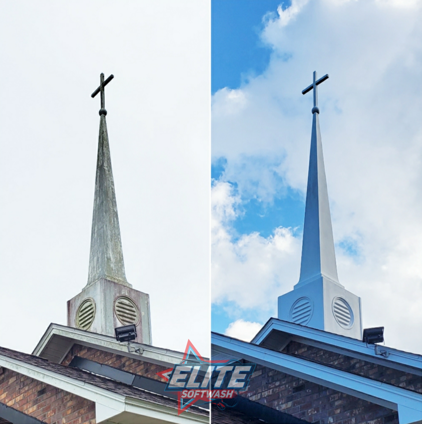 Steeple cleaning