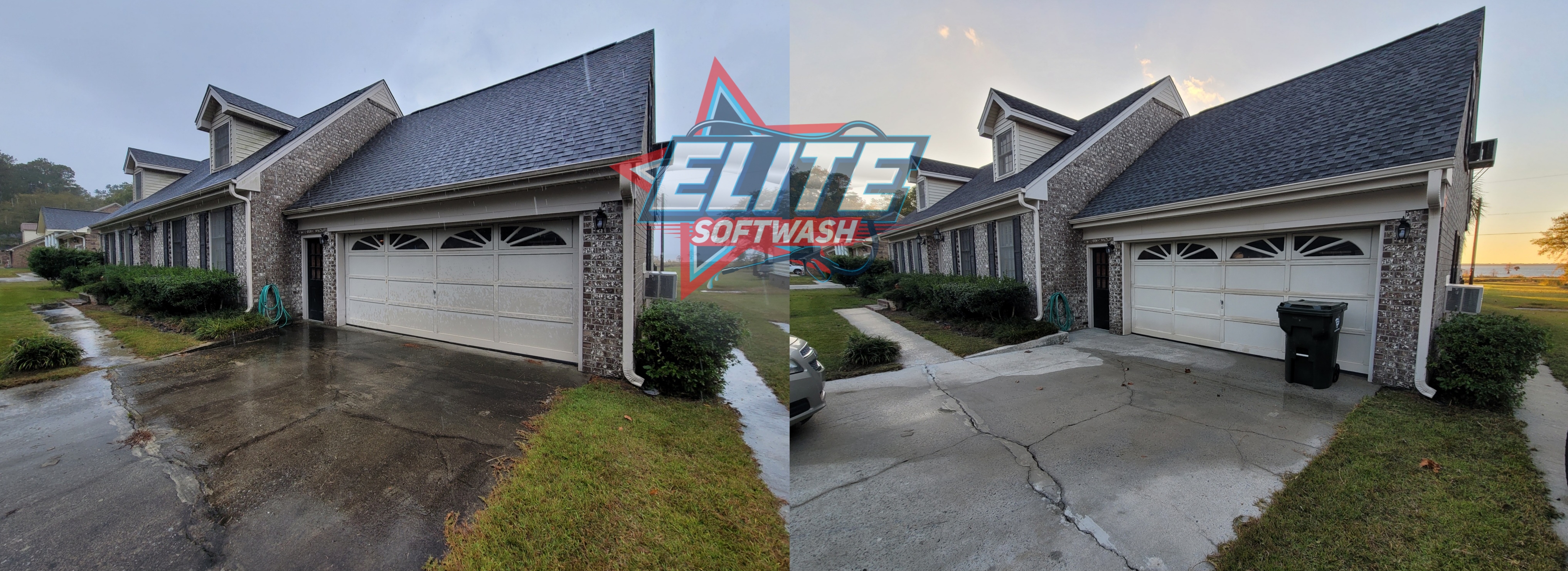 Top Quality Exterior Softwashing, Concrete Cleaning & Brick Cleaning in Monks Corner South Carolina!